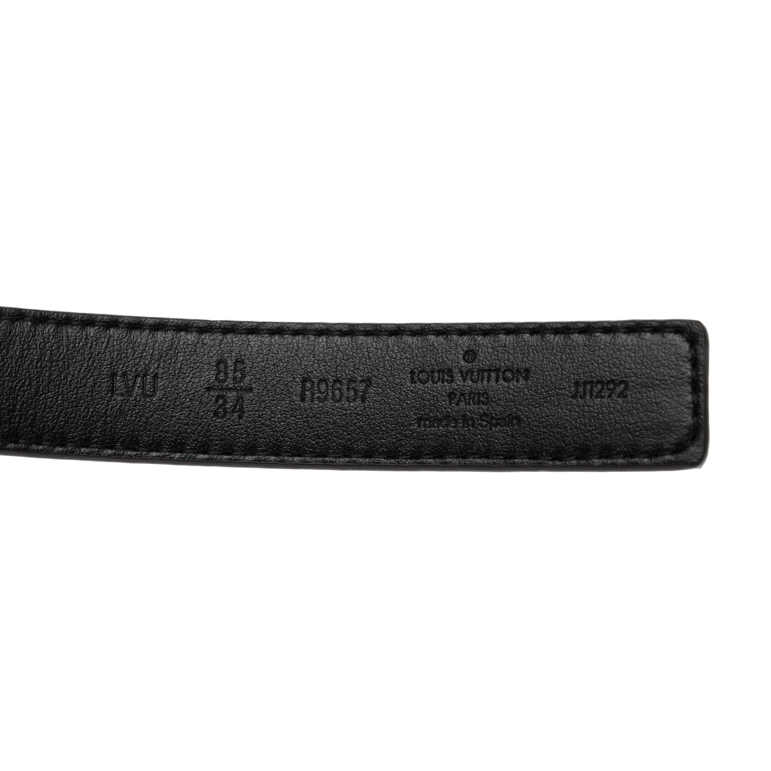 Louis Vuitton Monogram 20mm Initiales Belt 85 34 Black 4 of 6