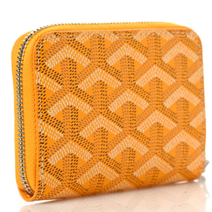 Goyard Goyardine Matignon Porte Monnaei Wallet Yellow 3 of 7