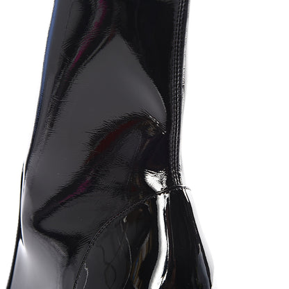 Louis Vuitton Patent Uniformes Silhouette Ankle Boots 39 Black 15 of 15