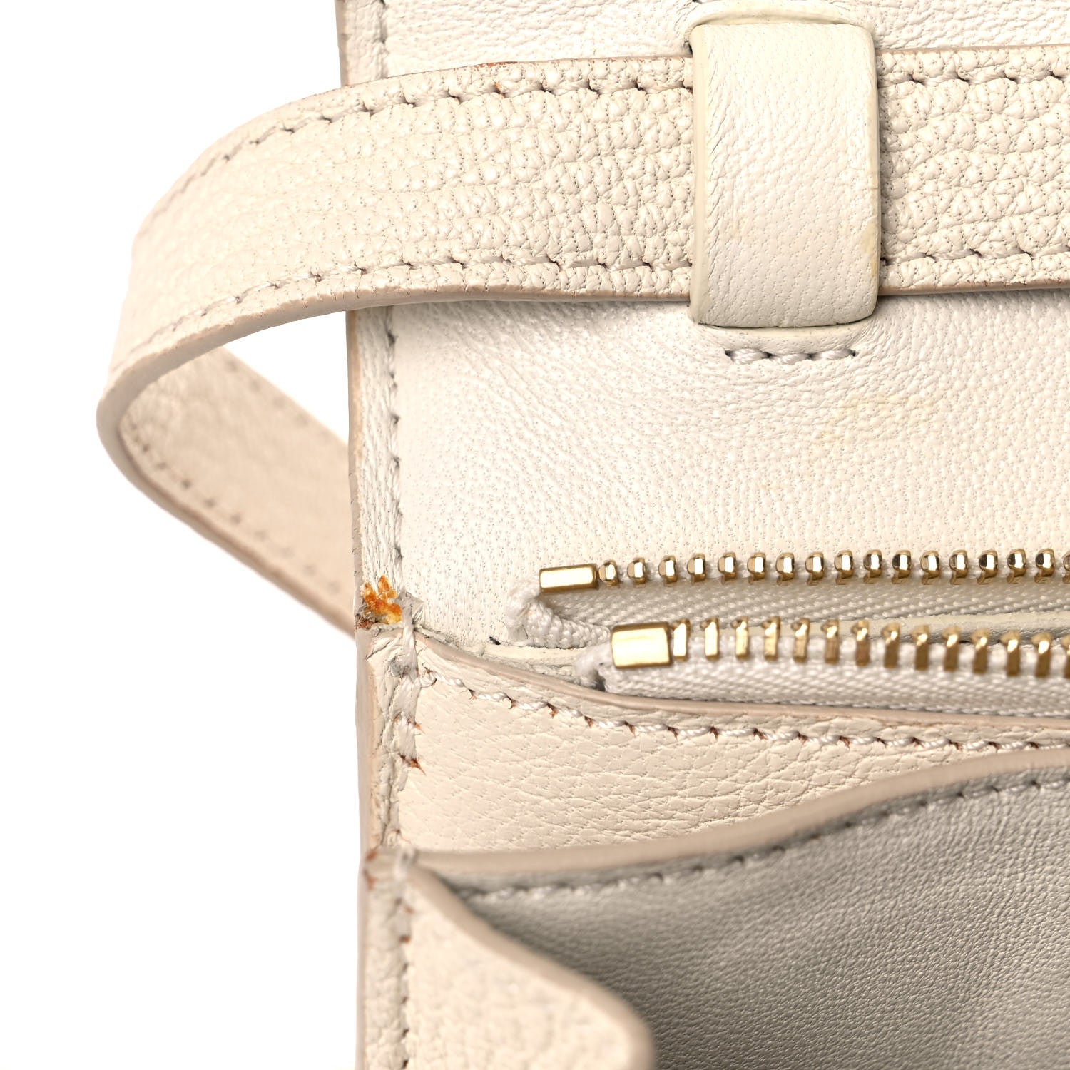 Celine Goatskin Medium Classic Box Flap Bag White 13 of 19