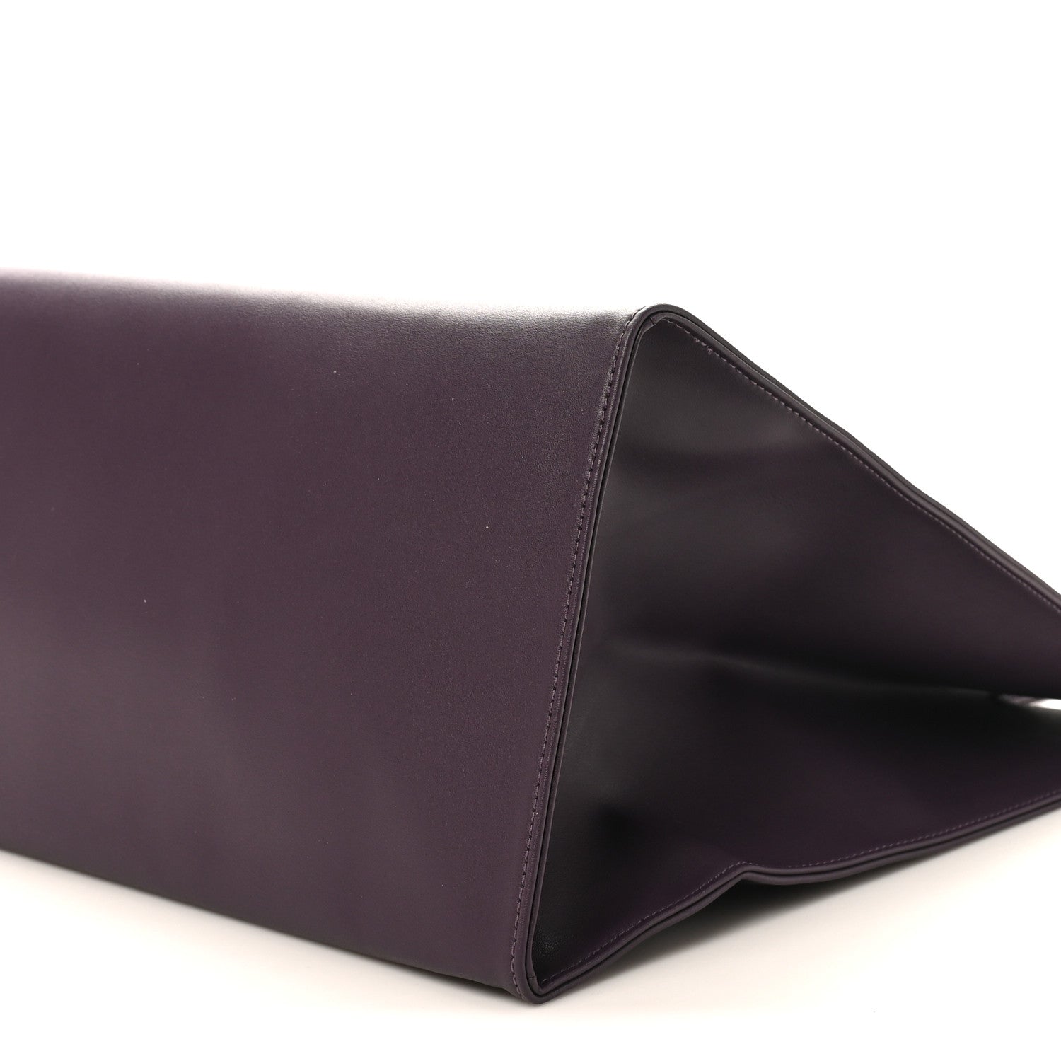 Telfar Vegan Leather Large Shopping Bag Eggplant 9 of 9
