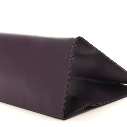 Telfar Vegan Leather Large Shopping Bag Eggplant 9 of 9