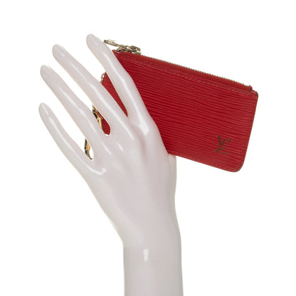 Louis Vuitton Epi Key Pouch Castillan Red 2 of 6