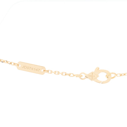 Van Cleef & Arpels 18K Yellow Gold Mother of Pearl Vintage Alhambra Pendant Necklace 4 of 5