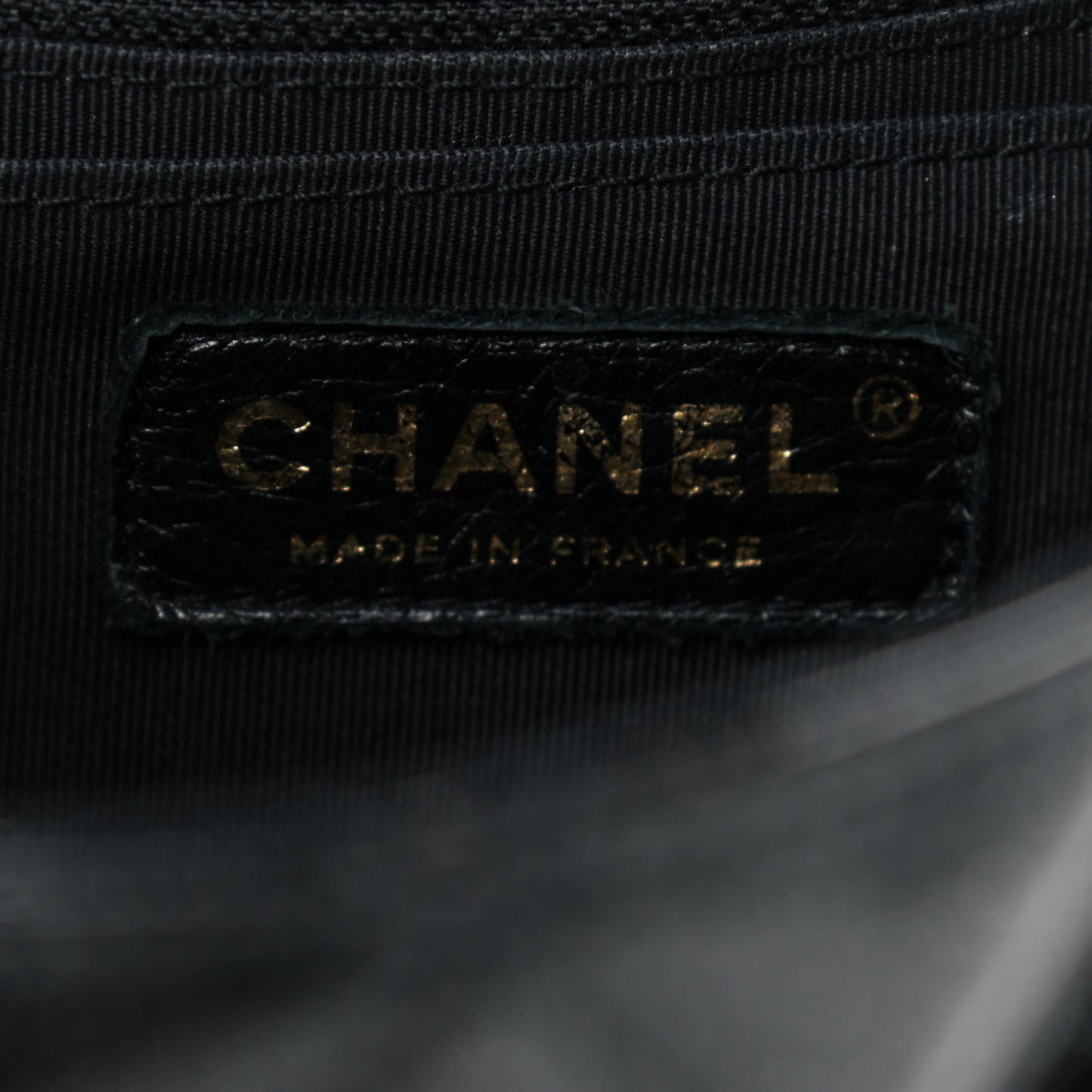 Patent Quilted Sparkle Glitter Jumbo Single Flap Black