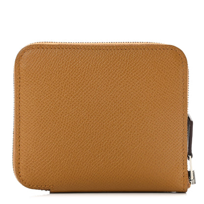 Hermes Epsom Silk'In Compact Wallet Sesame 1 of 7