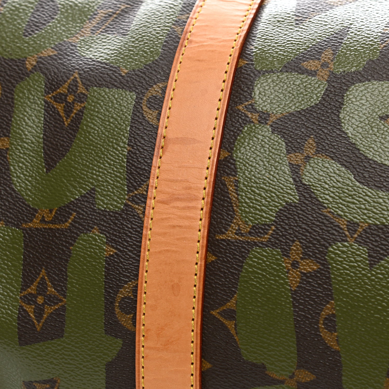 Louis Vuitton Graffiti Keepall 50 Kaki 13 of 15