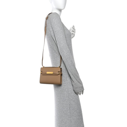 Saint Laurent Smooth Calfskin Mini Manhattan Shoulder Bag  Natural Tan 2 of 10