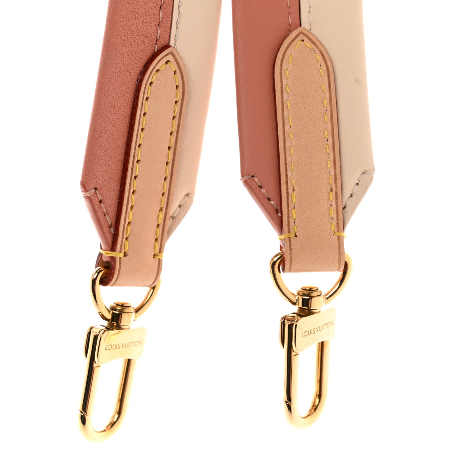 Louis Vuitton Calfskin Cluny BB Shoulder Strap Creme Vieux Rose 4 of 5