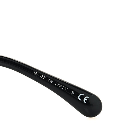 Chanel Acetate Strass Square Sunglasses 5422-B Black White 6 of 7