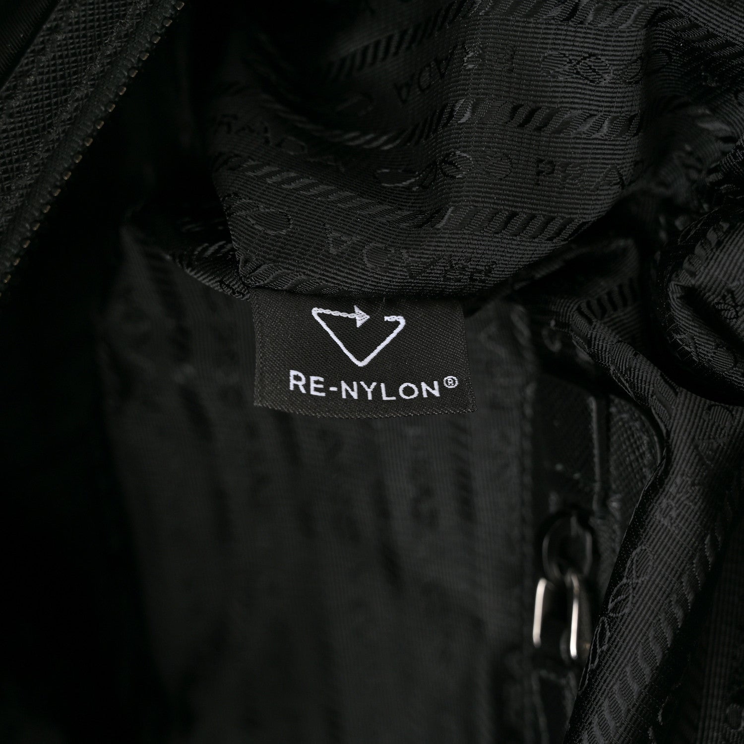 Prada Tessuto Nylon Saffiano Duffle Black 7 of 18
