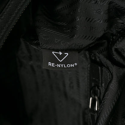 Prada Tessuto Nylon Saffiano Duffle Black 7 of 18