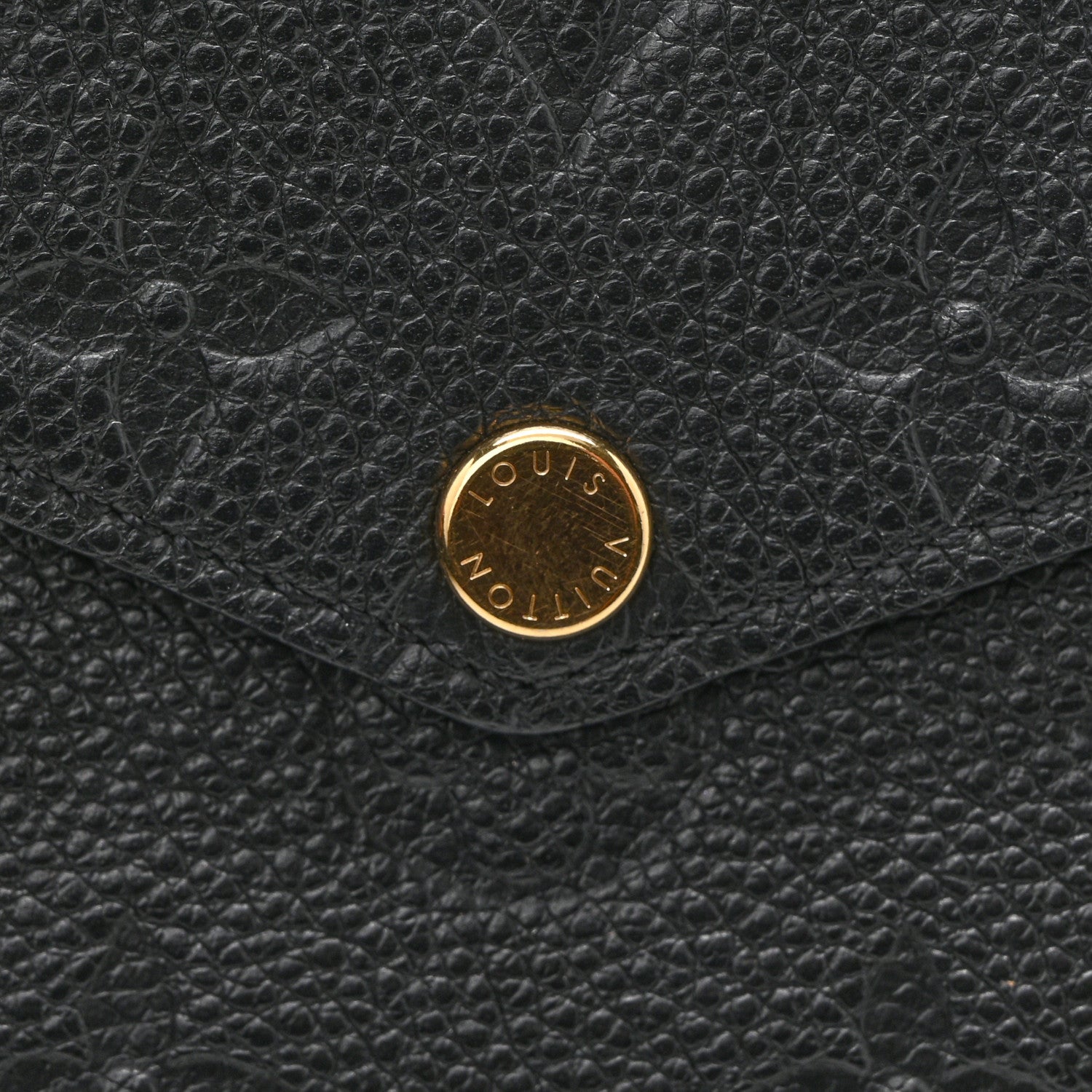 Louis Vuitton Empreinte Pochette Felicie Chain Wallet Black 10 of 11