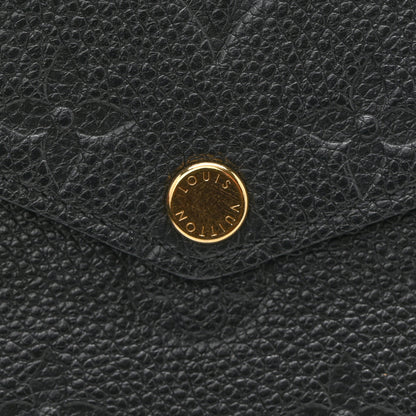 Louis Vuitton Empreinte Pochette Felicie Chain Wallet Black 10 of 11