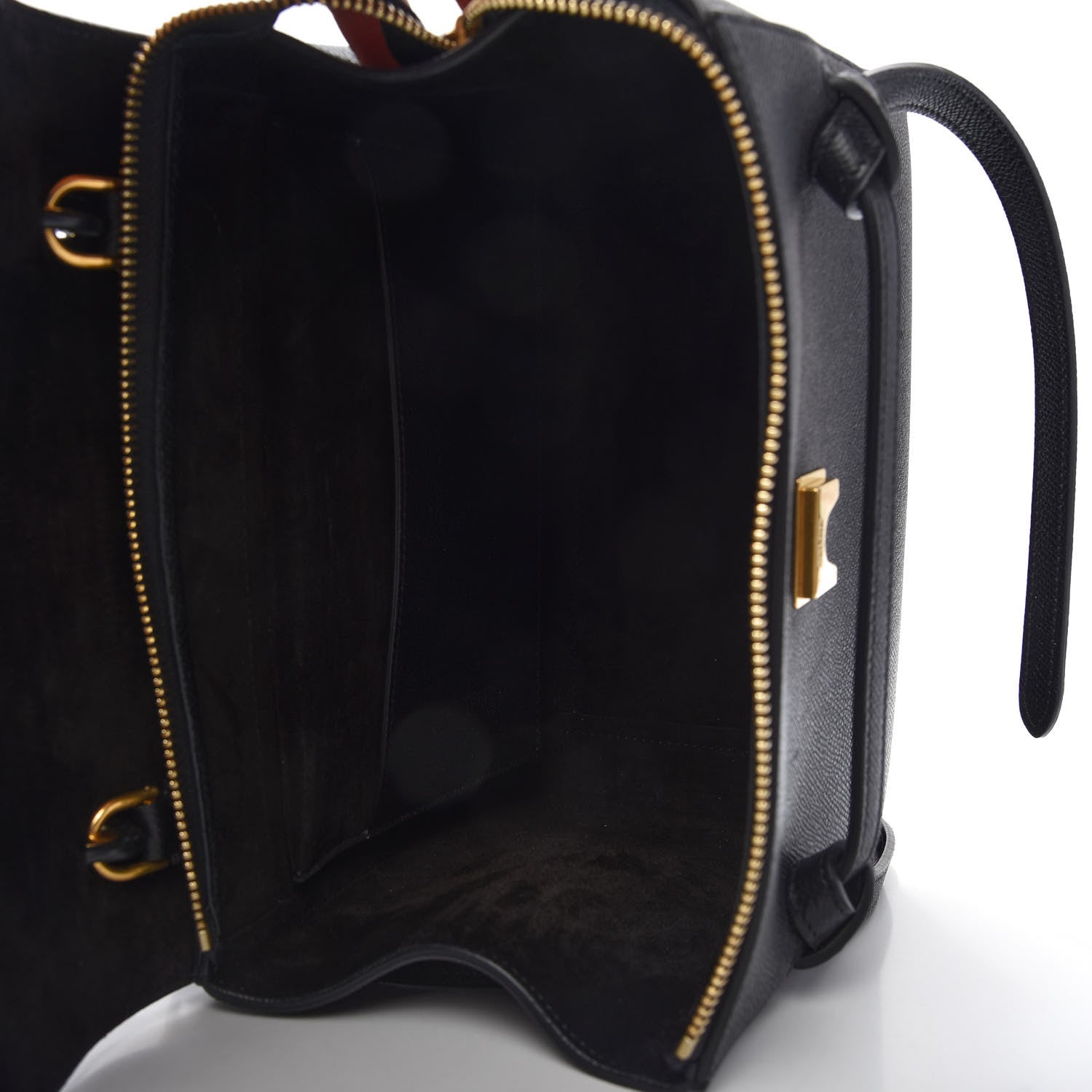 Celine Grained Calfskin Micro Belt Bag Black 5 of 9