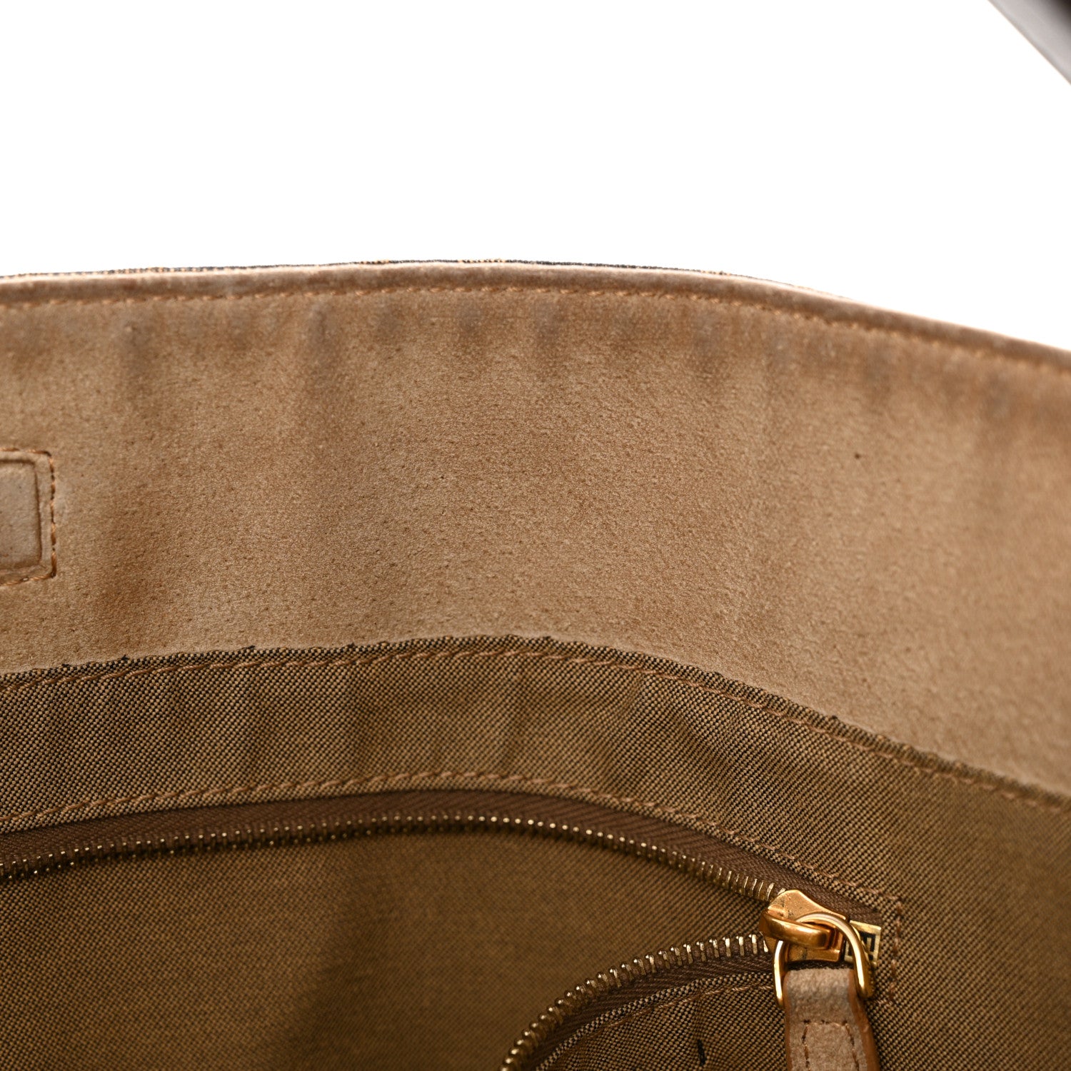 Fendi Zucca Large Hobo Tobacco 12 of 14