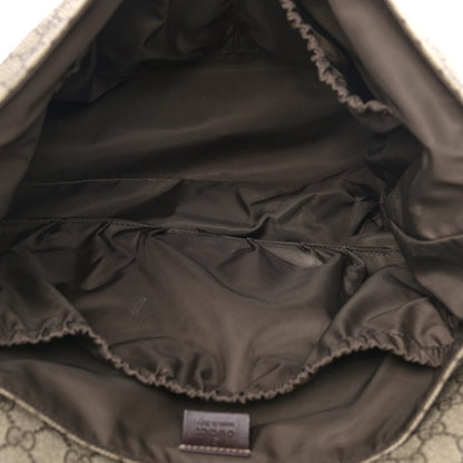 Gucci GG Plus Monogram Messenger Diaper Bag Dark Brown 5 of 12