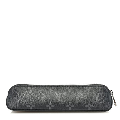 Louis Vuitton Monogram Eclipse Elizabeth Pencil Pouch Black 1 of 6