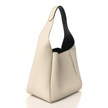 Prada Vitello Daino Soft Small Dynamique Hobo Talco Black 2 of 7