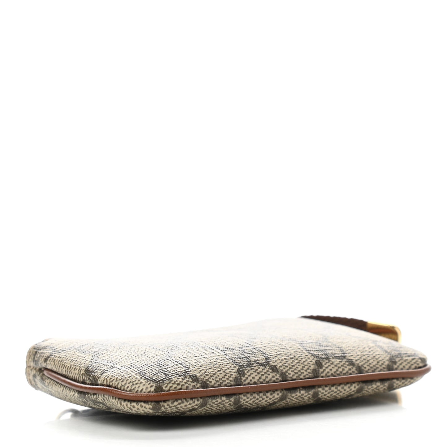 GG Supreme Monogram Key Case Brown