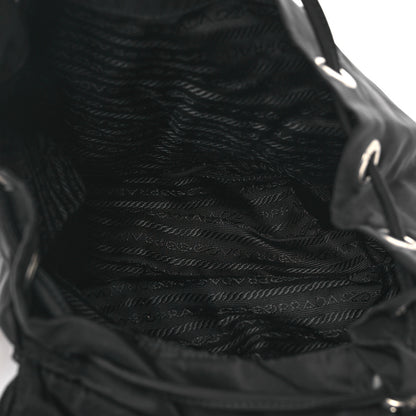 Prada Tessuto Nylon Saffiano Small Backpack Black 5 of 12