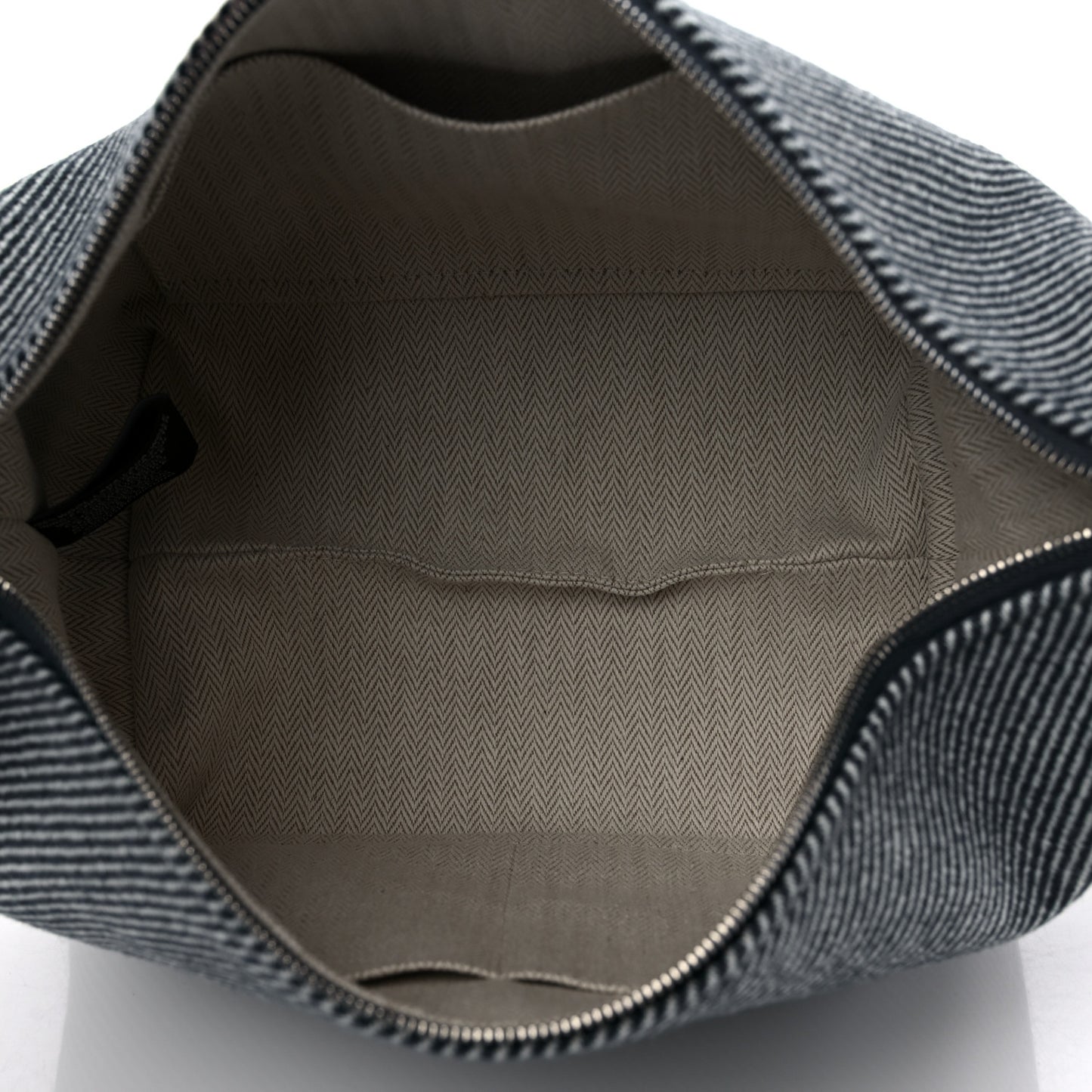 Wool Small Bride-A-Brac H Natte Pouch Bleu Abysse
