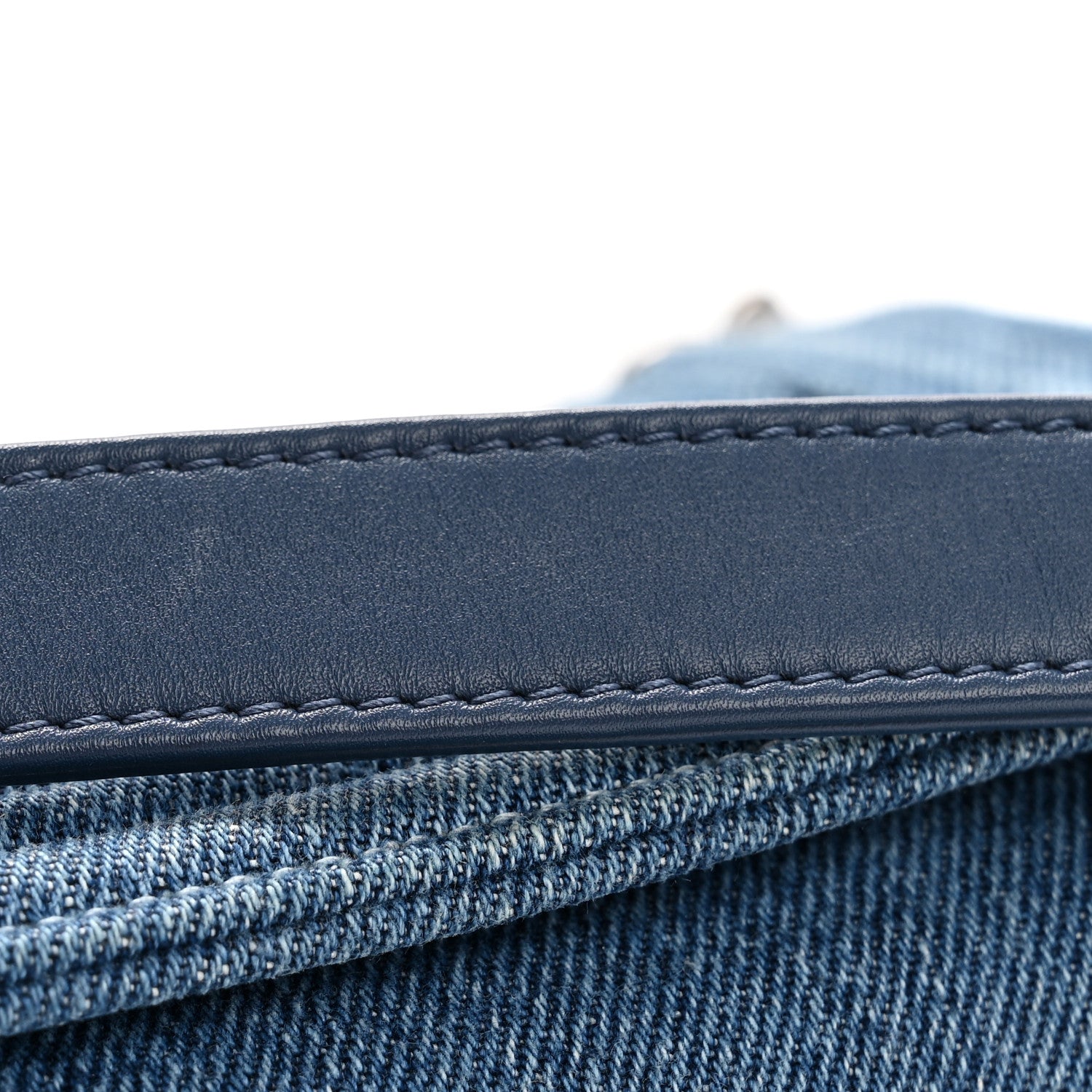 Chanel Denim Quilted Small Boy Flap Blue 11 of 11