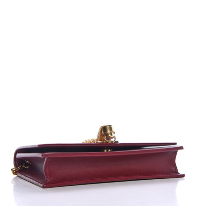 Saint Laurent Smooth Calfskin Classic Monogram Kate Tassel Chain Wallet Pallisandre 4 of 9
