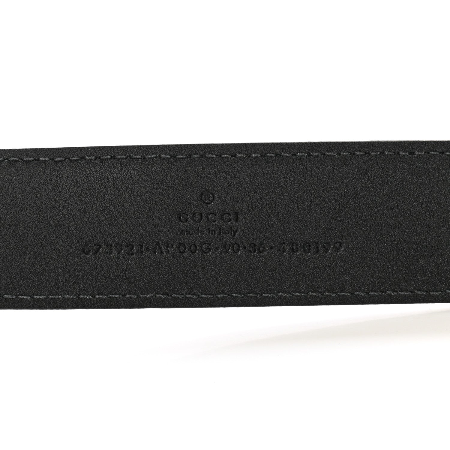 Gucci Calfskin Interlocking G 35mm Belt 90 36 Black 5 of 7