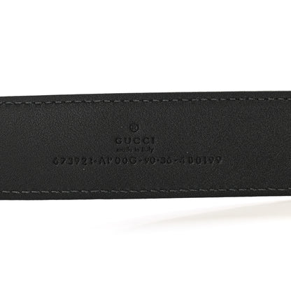 Gucci Calfskin Interlocking G 35mm Belt 90 36 Black 5 of 7
