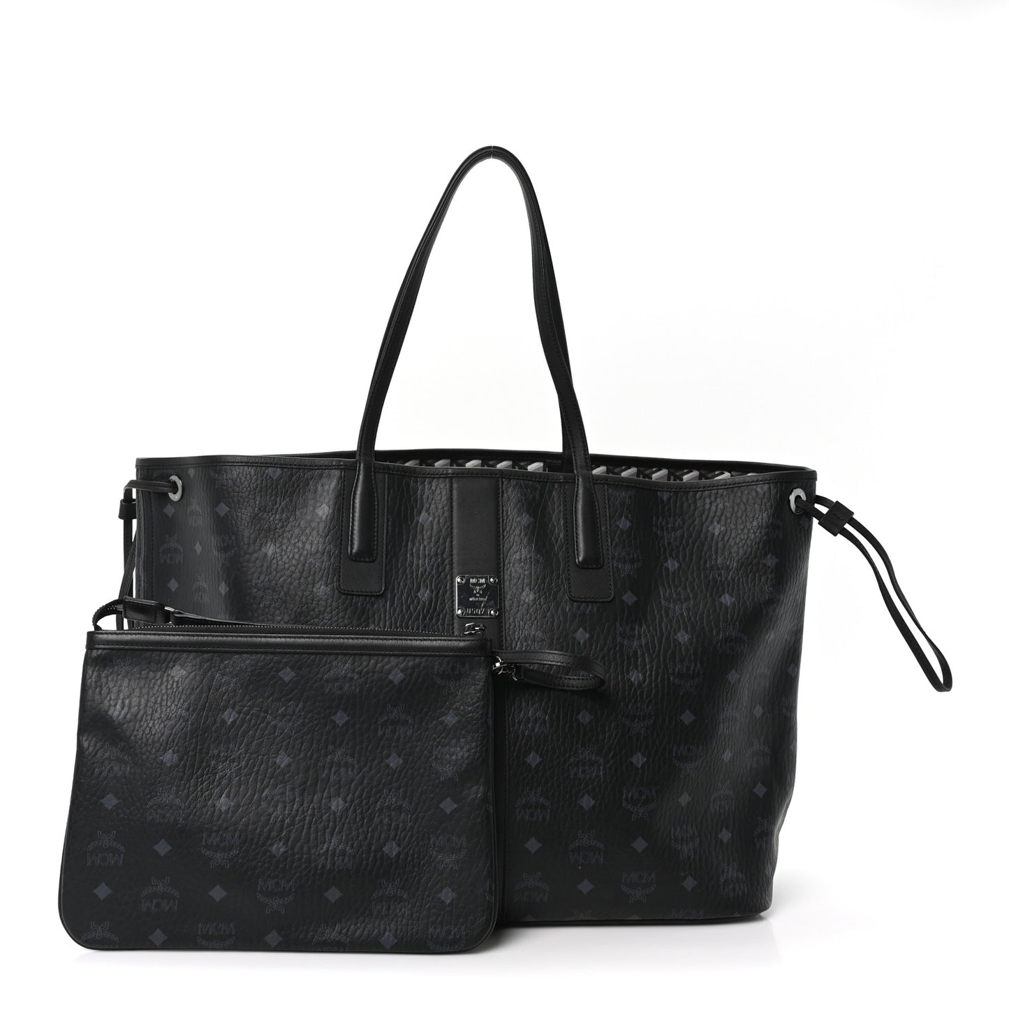 Visetos Large Liz Reversible Shopper Tote Black