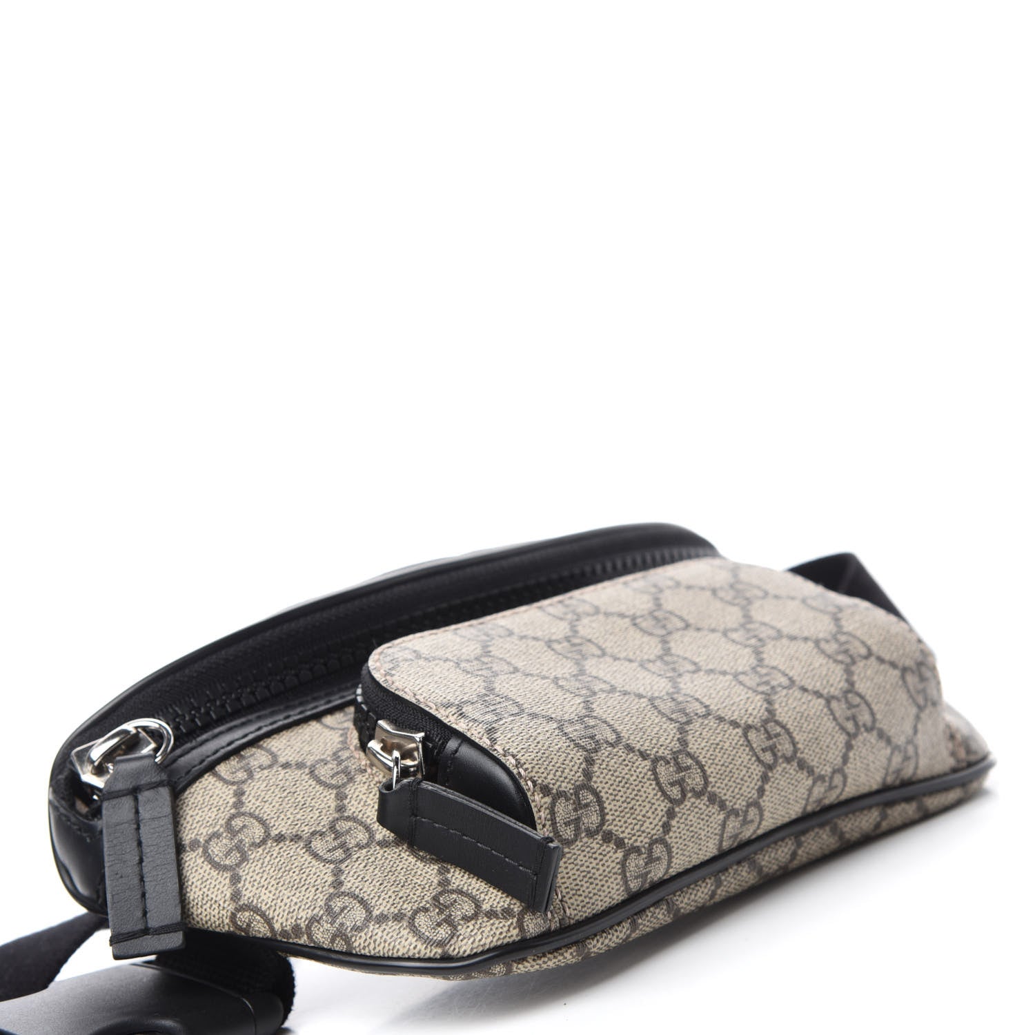 Gucci GG Supreme Monogram Belt Bag Black 4 of 10