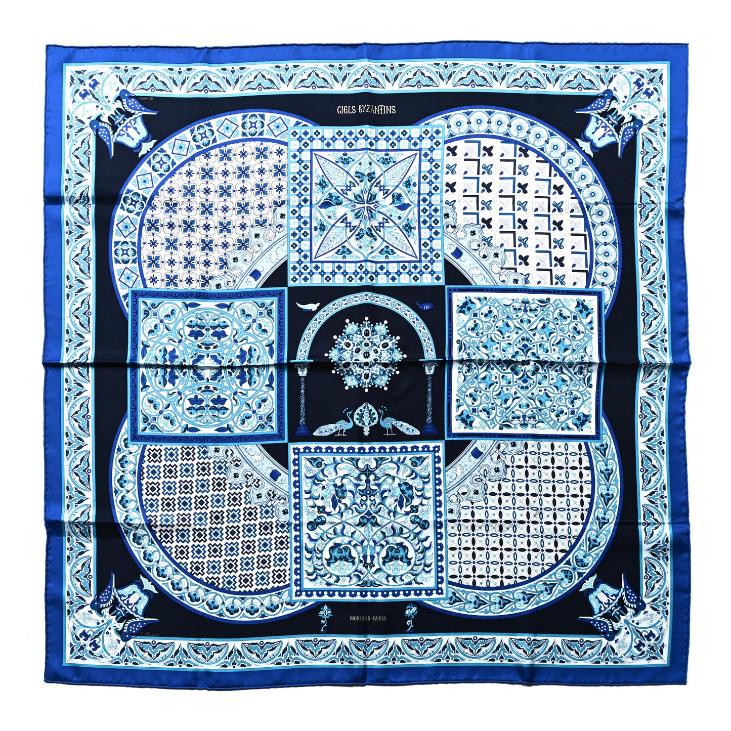 Silk Ciels Byzantins Scarf 90