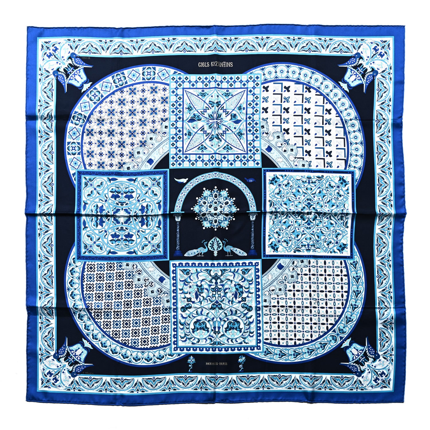 Hermes Silk Ciels Byzantins Scarf 90 1 of 6