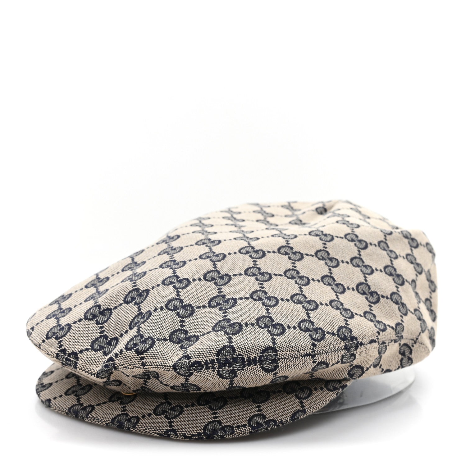 Gucci Monogram Flat Cap XL Navy 1 of 10