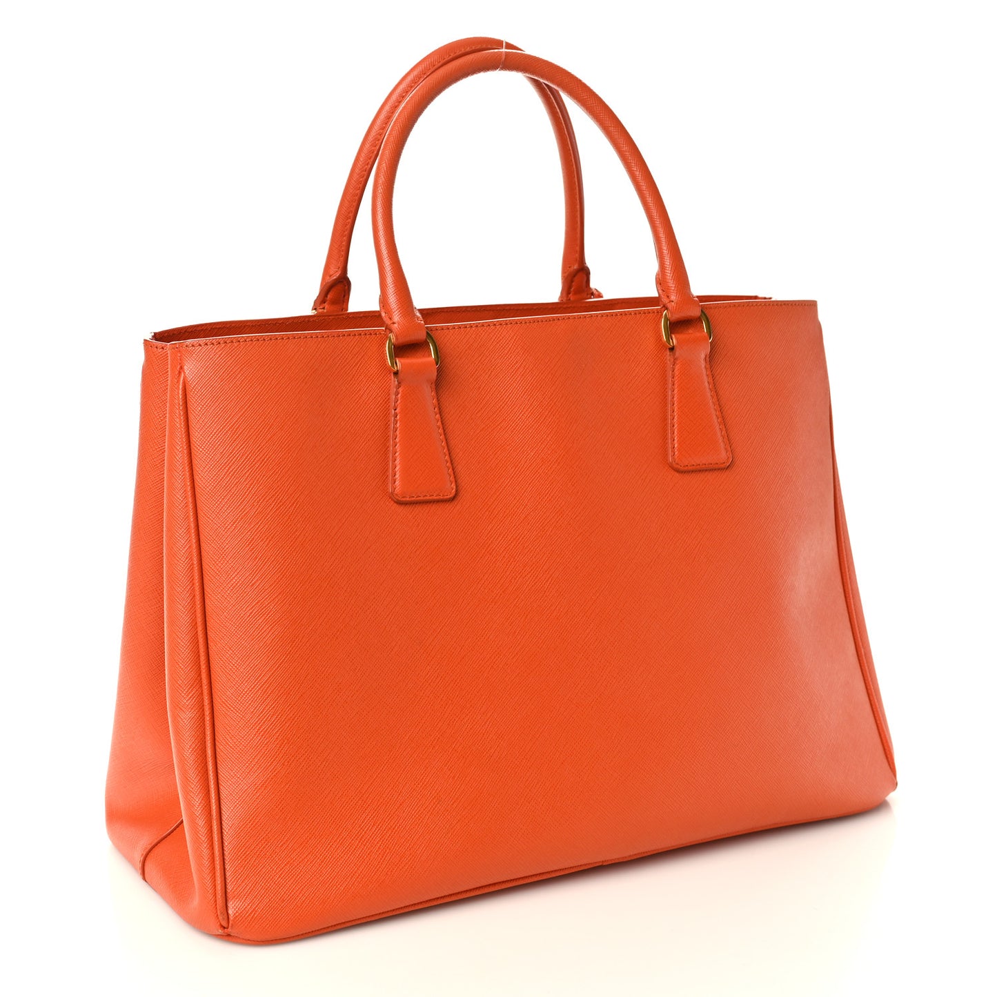 Saffiano Lux Large Tote Papaya