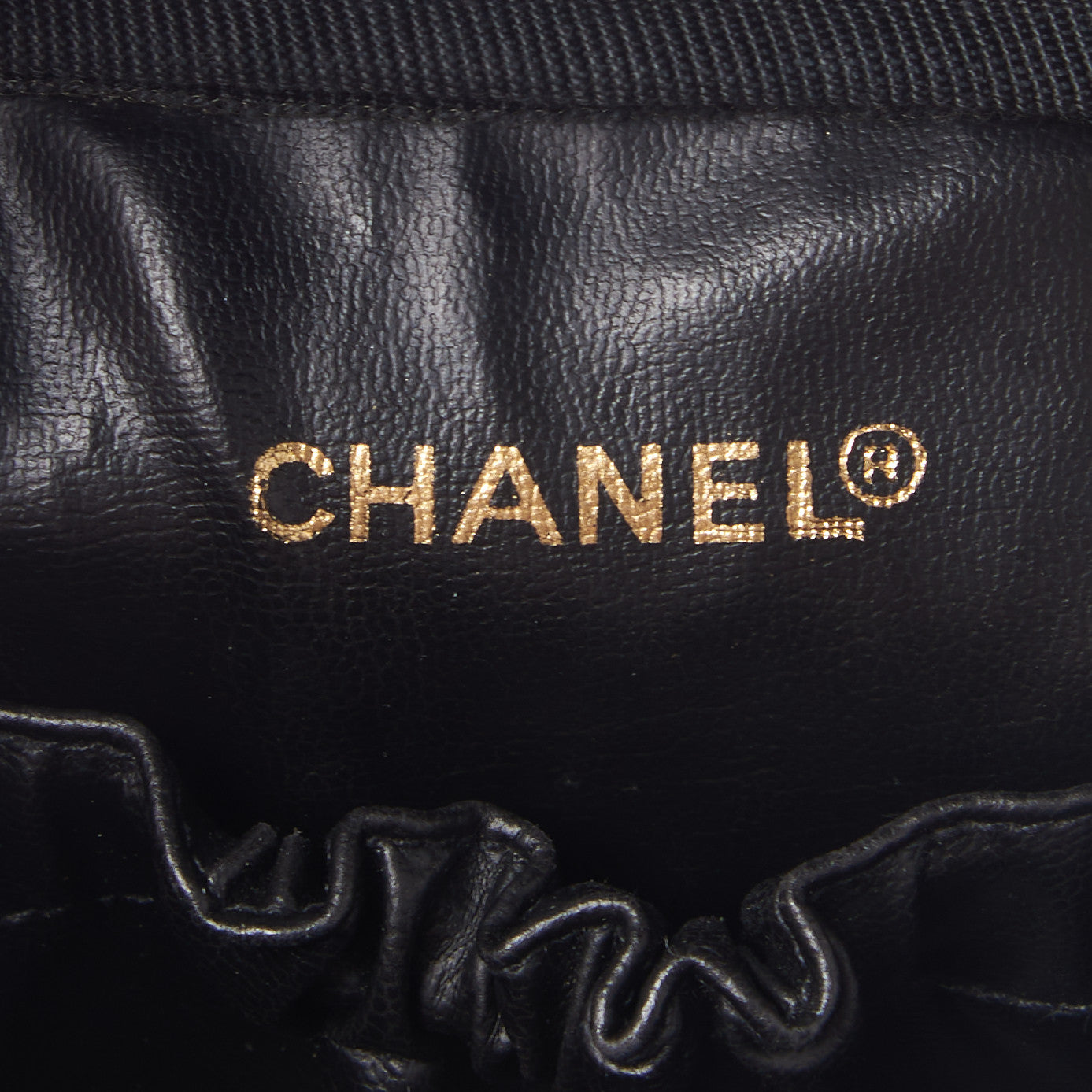 Chanel Lambskin Vanity Cosmetic Bag Black 8 of 9