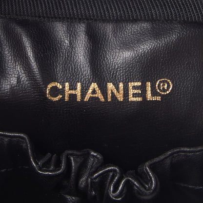 Chanel Lambskin Vanity Cosmetic Bag Black 8 of 9