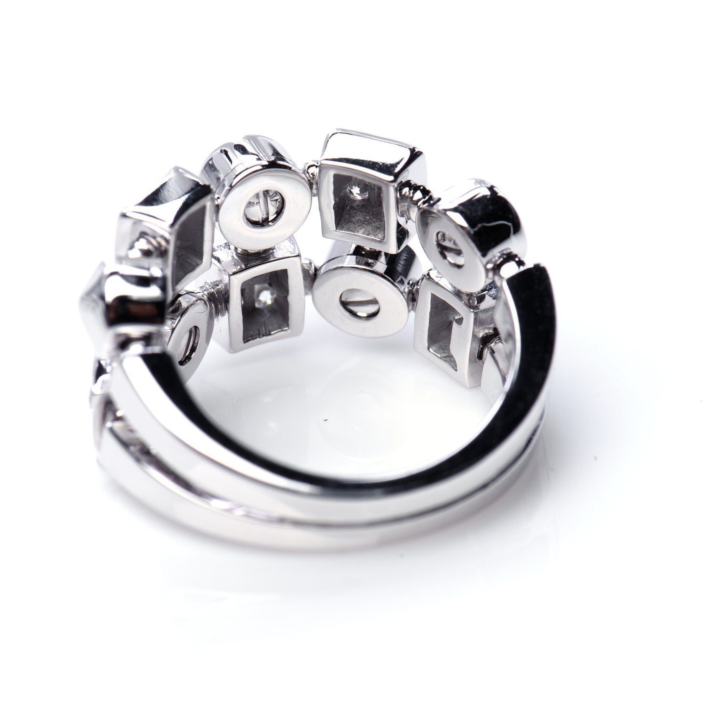 18K White Gold Diamond Lucia Ring 48 4.25
