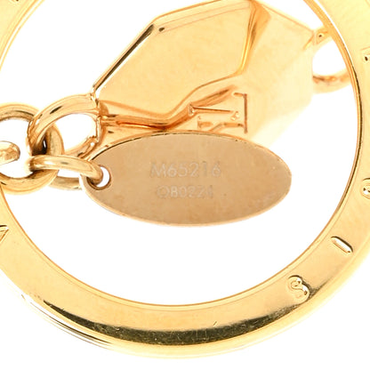 Louis Vuitton LV Facettes Bag Charm Key Holder Gold 3 of 4