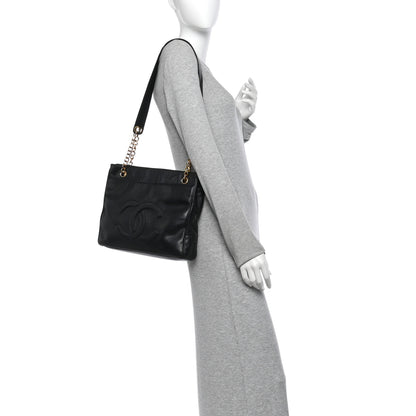 Chanel Lambskin CC Shoulder Bag Black 2 of 14