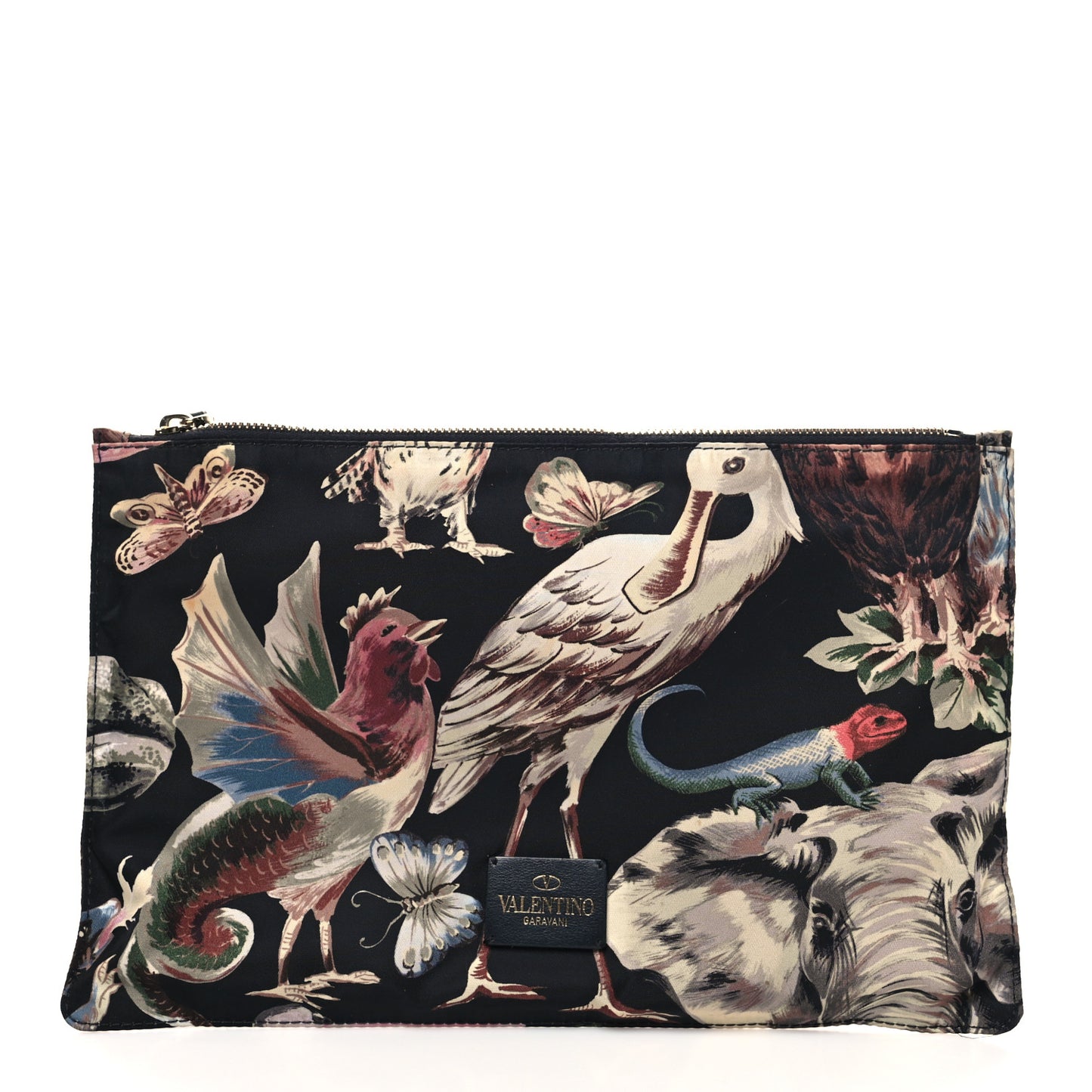 Nylon Fantastic Animal Pouch Black