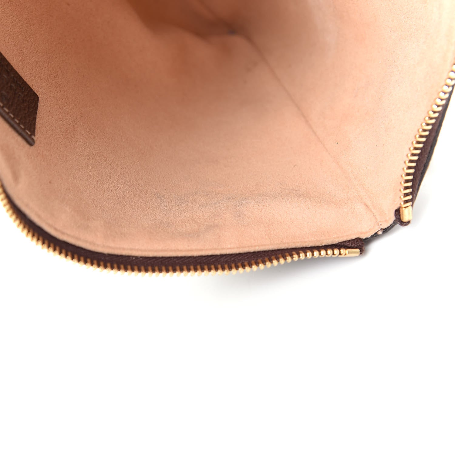 Gucci GG Supreme Monogram Large Ophidia Pouch Clutch Brown 10 of 12