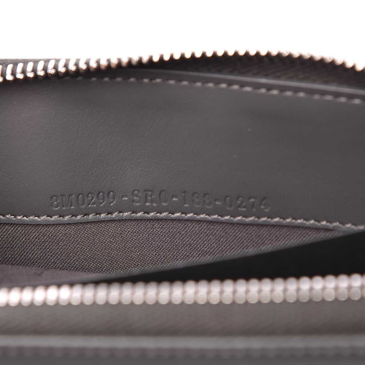 Vitello Liberty Studded Zip Around Wallet Asfalto Multicolor