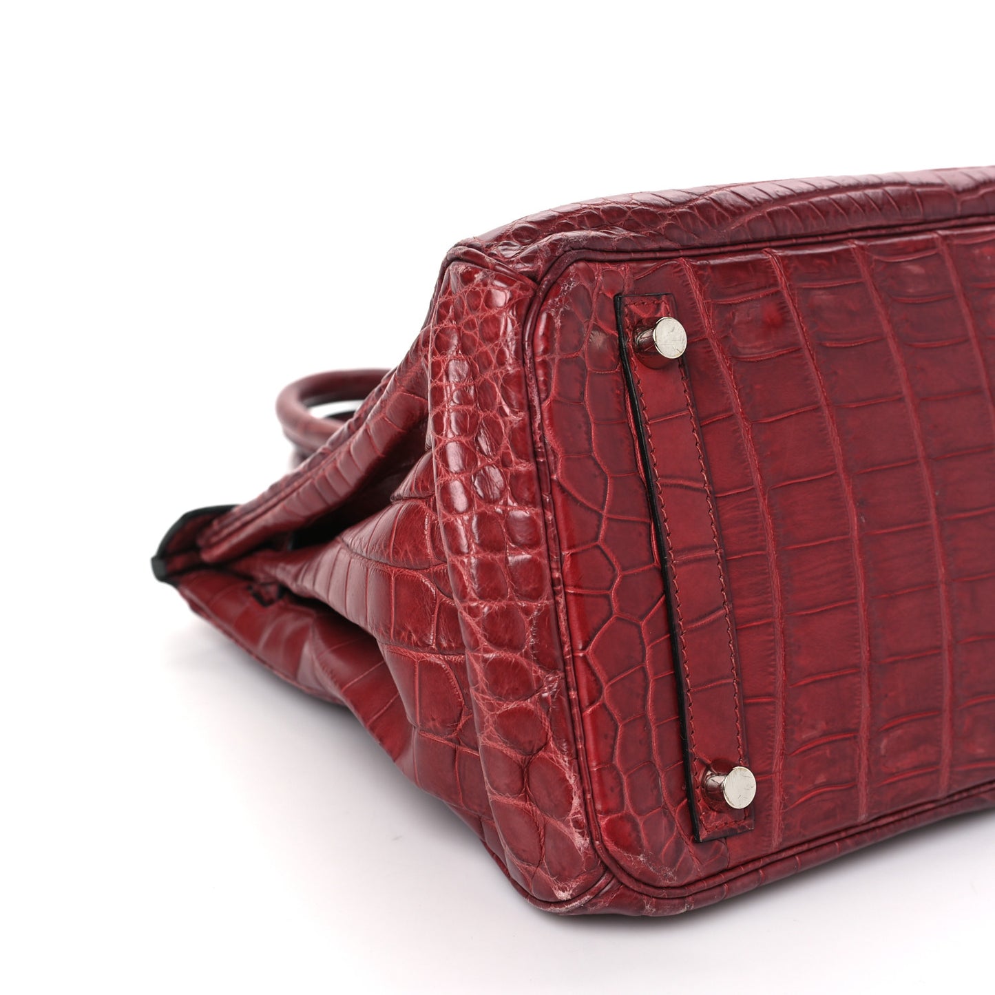 Matte Niloticus Crocodile Birkin 30 Rouge H