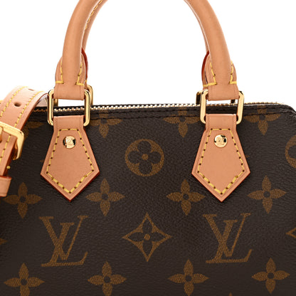 Louis Vuitton Monogram Nano Speedy Bandouliere 8 of 11