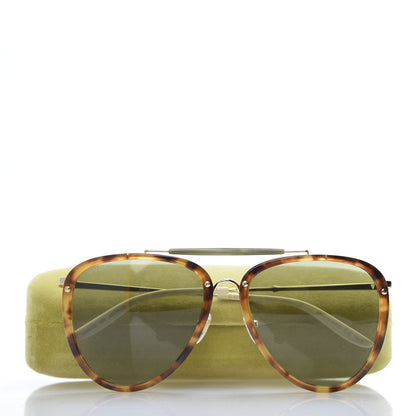 Gucci Aviator Sunglasses Tortoise GG0672S Havana 9 of 9