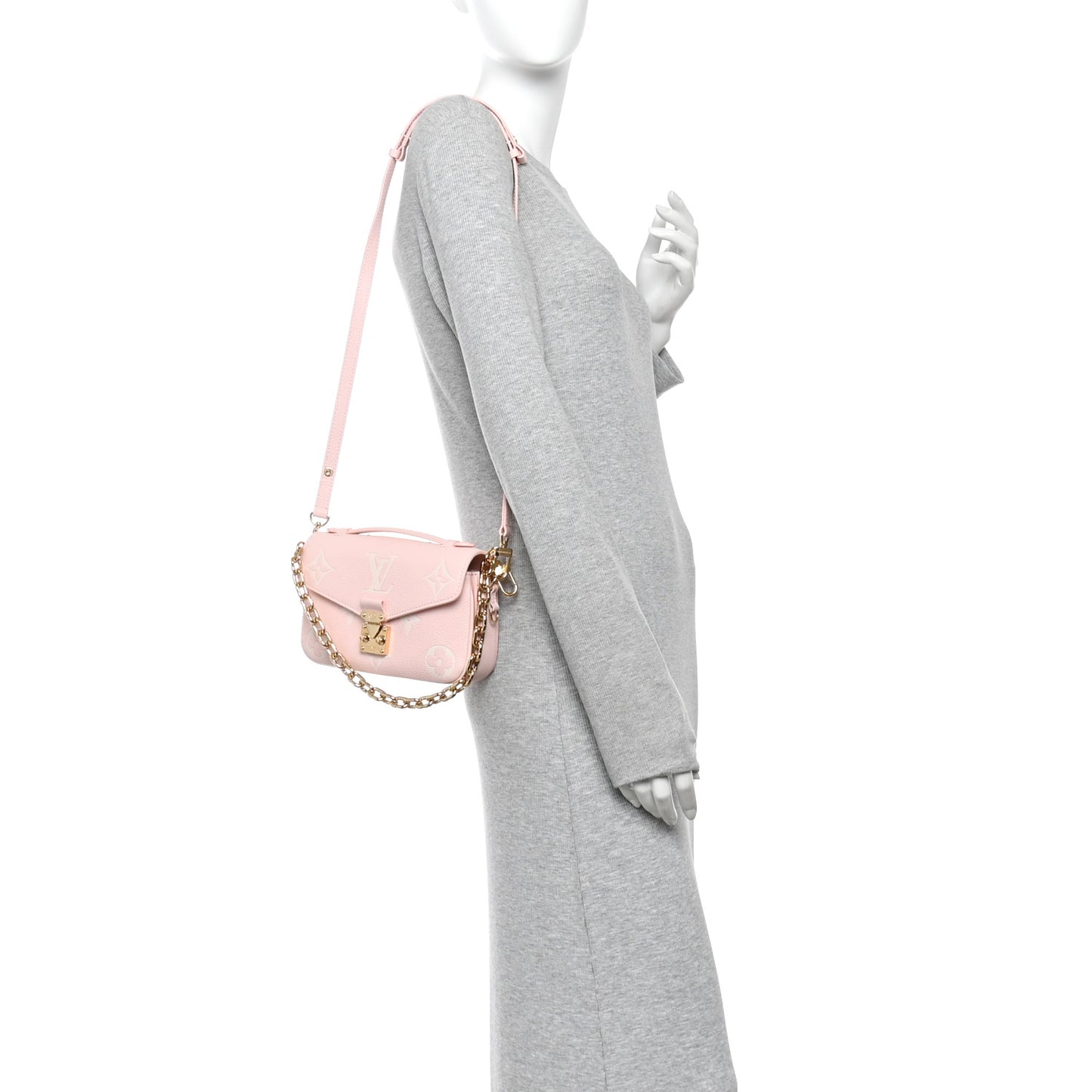 Empreinte Monogram Giant Pochette Metis East West Pink Beige
