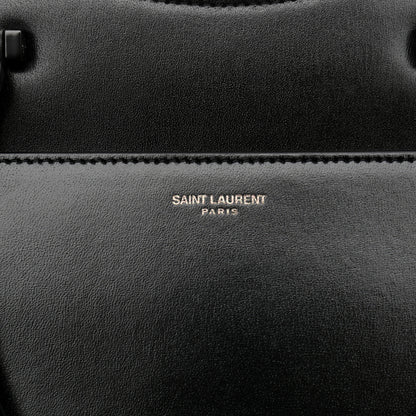 Saint Laurent Shiny Calfskin Medium Uptown Tote Black 8 of 12