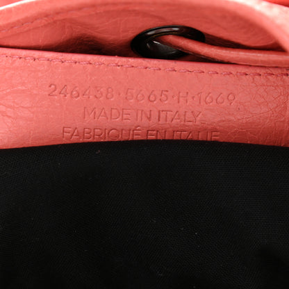Balenciaga Agneau Classic Hardware Mini Pompon Rose Azalee 7 of 11